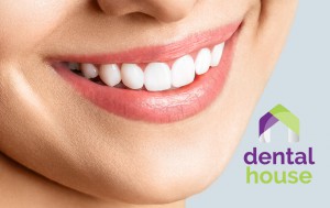 Close up of female mouth and smile after her Smile Design treatment in Dublin